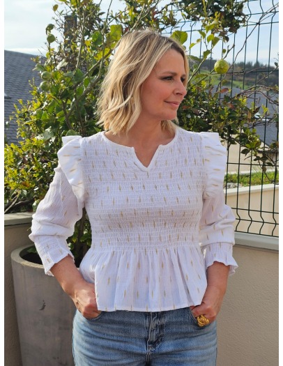 Camisa nido abeja